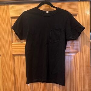 Lady White Co Clark Pocket Tee - Black S